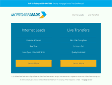 Tablet Screenshot of mortgageleads.org