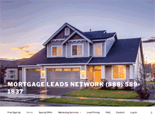 Tablet Screenshot of mortgageleads.net